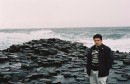 Rob At Causeway * Me standing at the Giant's Causeway. * 1536 x 1002 * (417KB)